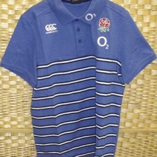 POLO INGHILTERRA A RIGHE BLU