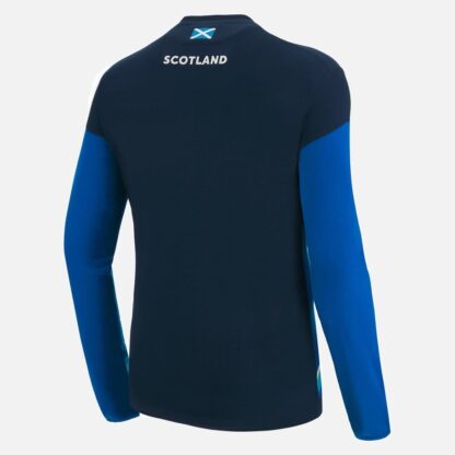 MAGLIA MANICA LUNGA SCOZIA INSERTI AZZURRI - immagine 2