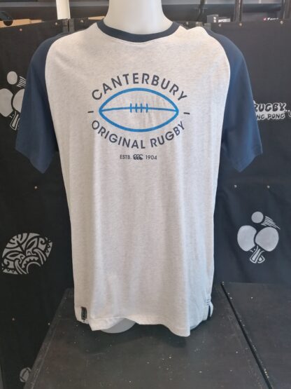 T-SHIRT CANTERBURY PALLA AZZURRA