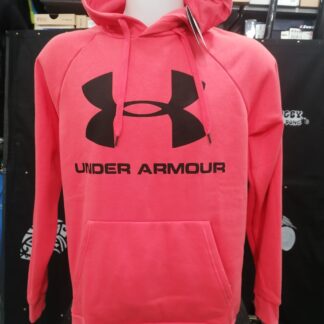 FELPA UNDER ARMOUR LOGO GRANDE col. salmone
