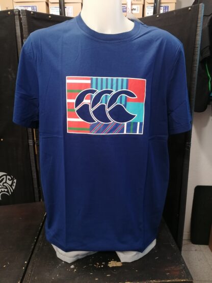 T-SHIRT CANTERBURY BLU CCC