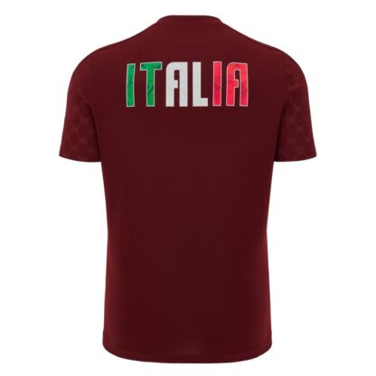 Italia tshirt tecnica amaranto bambino - immagine 2