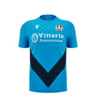 Italia tshirt tecnica azzurra bambino